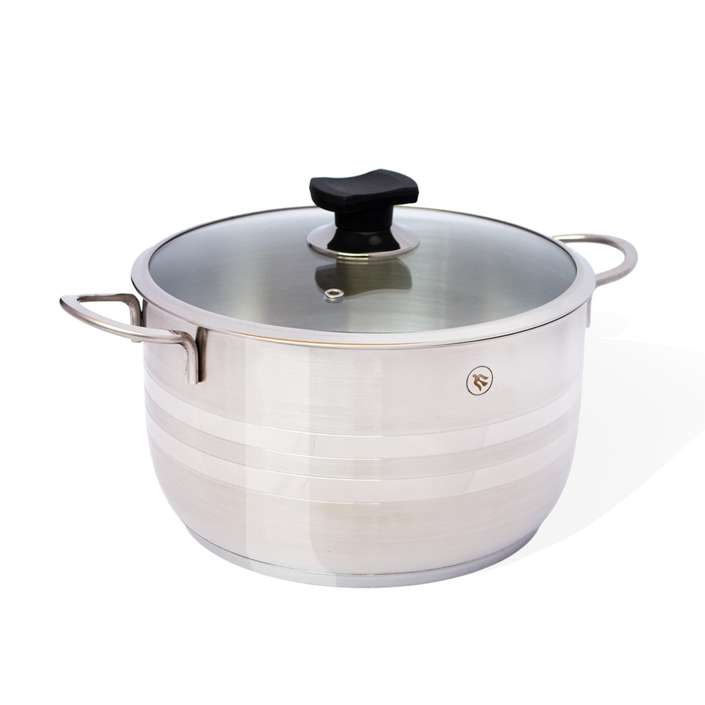 سرویس قابلمه و ماهی‌تابه استیل 10پارچه ایپک